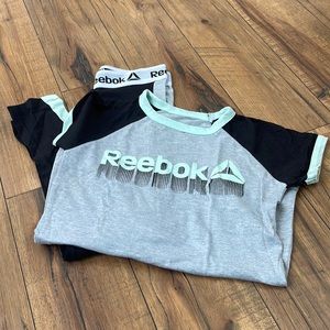 Girls Reebok matching set.